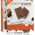 Power Crunch Protein Wafer Bars, High Protein Snacks with Delicious Taste, Peanut Butter Fudge, 1.4 Ounce (12 Count)