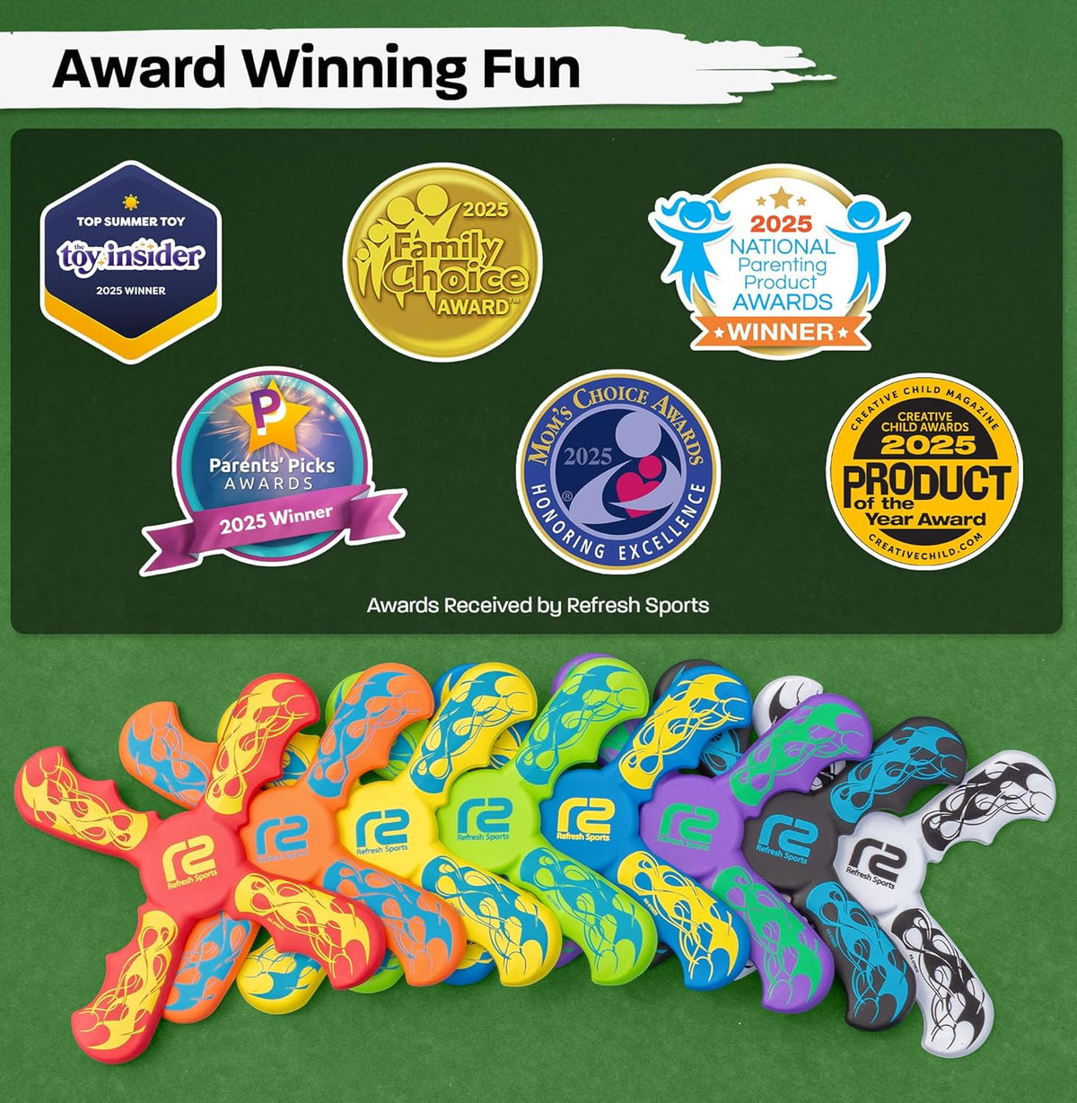 Boomerang for Kids - It Really Does Fly Back - Fun & Easy to Use Gifts for Boys & Girls - Best Toys for Ages 8-13 Gift Idea - Soft Foam Design