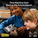 LEGO Speed Champions Time Machine from Back to The Future Building Toy for Kids - Pretend Play & Display Car Toy W/2 Build Modes for Boys & Girls