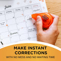 BIC Wite-Out Brand EZ Correct Correction Tape, 19.8 Feet, 4-Count Pack of White Correction Tape, Fast, Clean and Easy to Use Tear-Resistant Tape
