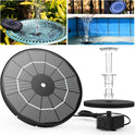AISITIN 3.5W Solar Fountain Pump for Water Feature Outdoor DIY Solar Bird Bath Fountain with Multiple Nozzles, Solar Powered Water Fountain