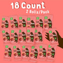 BEAR Real Fruit Snack Rolls - Gluten Free, Vegan, and Non-GMO - Strawberry – 36 Rolls, Healthy School And Lunch Snacks For Kids And Adults, 0.7 Ounce
