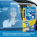 Rain-X 600001 Windshield Repair Kit - Quick and Easy Durable Resin Based Windshield Repair Kit for Chips and Cracks, Good for Round Damage Below 1"