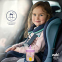 Zak Designs 15oz Bluey Kelso Tumbler Set, Leak-Proof Screw-On Lid with Straw Made of Durable Plastic and Silicone, Perfect Bundle for Kids, 2 Count