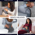 GENIANI XL Electric Heating Pad for Back Pain & Cramps Relief, Electric Throw, Birthday Christmas Gifts for Women, Men Auto Shut Off, Machine