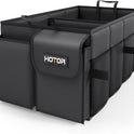 HOTOR Trunk Organizer - Car Organizer, Foldable Trunk organizer for SUVs & Sedans, Sturdy Car Organization for Car Accessories, Tools, Sundries