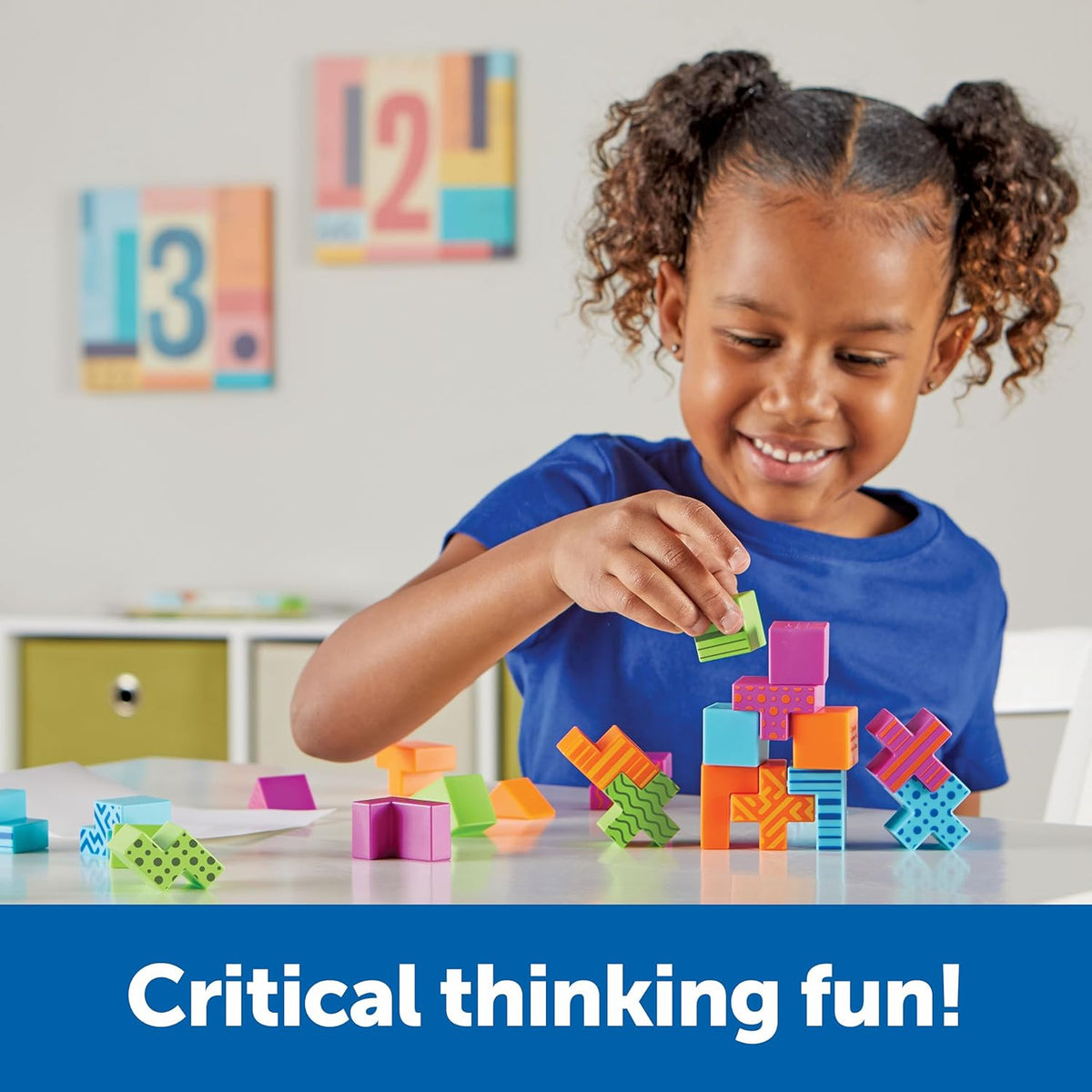 Learning Resources STEM Explorers Brainometry - 3d Puzzle, Brain Games, Brainteaser, Building Logic Toys, Gifts For Boys and Girls, Fine Motor Skills