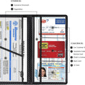 TOURSUIT Car Registration and Insurance Card Holder, Vehicle License Document Glove Box Compartment Organizer, Interior Car Accessories for Women Men