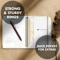 Beautiful To Do List Notebook - Aesthetic Daily Planner to Easily Organize Your Tasks And Boost Productivity - Stylish Undated ADHD Planner Gift and