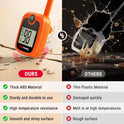 ThermoPro TP509 Candy Thermometer with Pot Clip, 10" Long Probe Instant Read Meat Food Thermometer with LCD, Cooking Oil Thermometer Deep Frying