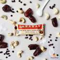 Lärabar Chocolate Chip Cookie Dough Vegan Gluten Free Fruit & Nut Bar, Plant Based, Dairy Free, Kosher, Non-GMO, 18 Ct (1.6 Oz Each) Made With 6