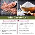 Himalayan Chef Pink Himalayan Salt Fine Grain, 5 lbs Plastic Jar - Pure, Natural, Kosher, Non-GMO, Mineral-Rich, for Cooking, Seasoning, Baking