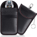 lanpard Faraday Pouch for Car Keys, Faraday Bag, Car RFID Signal Blocking Holder, Key Fob Protector, Key fob cage Block Signal Anti-Theft Fob Case (2