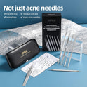 JPNK Blackhead Remover Tool Comedones Extractor Acne Removal Kit for Blemish, Whitehead Popping, 6 Pcs Zit Removing for Nose Face Tools with a