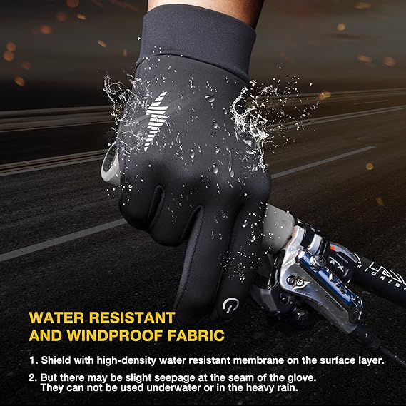 SIMARI Winter Gloves Women Men Ski Snow Gloves Liner Thermal Warm Touch Screen, Suit for Running, Cycling, Biking, Hiking, Driving, Walking, Typing