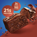 Pure Protein Chocolate Deluxe Protein Bars – 20g Protein, 3g Sugar, 190 Calories (12 count) Low Sugar* High Protein Snack - Gluten Free - Perfect for