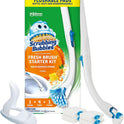 Scrubbing Bubbles Toilet Bowl Brush and Holder with Cleaner Refill Pads, Fresh Brush Toilet Wand Starter Kit, Cleans Limescale & Fights Odors, Citrus