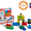 Goliath Jelly Blox Creative Kit | Includes 20 Blocks | Toddler & Preschool Building Blocks Kids Can Squeeze, Stretch, Squish | MESH ACCREDITED