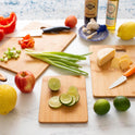 Totally Bamboo 3-Piece Bamboo Cutting Board Set – Wooden Cutting Boards for Kitchen – Great for Chopping and Serving – Large, Medium & Small Sizes