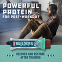 CLIF BUILDERS Protein Bars - Chocolatey Mint - 20g Plant Based Protein - Gluten Free - Non-GMO - Low Glycemic - No Artificial Sweeteners - 2.4 oz