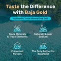 Baja Gold Mineral Sea Salt - Recommended by Gary Brecka - Fine Grind Salt for Cooking & Baking | Natural Baja Salt for Culinary Uses | Great for