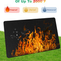 Large 76 x 52 inches Under Grill Mats for Outdoor Grill | Double-Sided Fireproof | Waterproof | Oil-Proof | Easy to Clean | Indoor Fireplace/Fire Pit