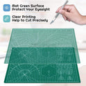 anezus Self Healing Sewing Mat, 12inch x 18inch Rotary Cutting Mat Double Sided 5-Ply Craft Cutting Board for Sewing Crafts Hobby Fabric Precision