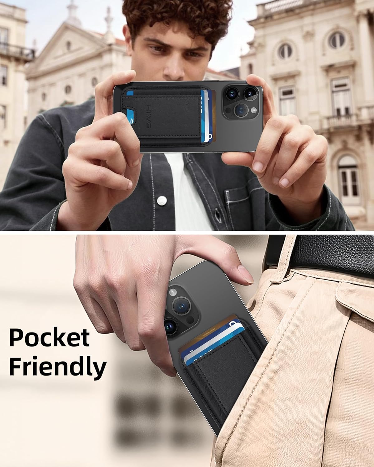for MagSafe Wallet, Stronger Magnetic Wallet for iPhone 17/16/15/14/13/12 Series, 7 Cards Holder, Magnetic Phone Wallets, Vegan Leather Minimalist