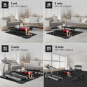 bemaxx Gym Mats Set - 18 pcs EVA Interlocking Foam Floor Tiles (12.6"x12.6"x0.4") 18sqft Protective Gym Flooring Sports Home Workout Exercise Mats