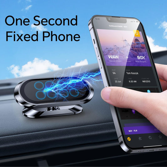 2-Pack Magnetic Phone Holder for Car Dash Strong Magnet Magnetic Car Phone Holder Mount 4 Plate Phone Holders for Your Car Phone Mount for Car