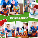 Magnetic Blocks - Build Mine Magnet World Magic Portal Set, Magnetic Tiles Building Blocks Toddler Toy STEM Sensory Outdoor Toys for 3+ Year Old Boys