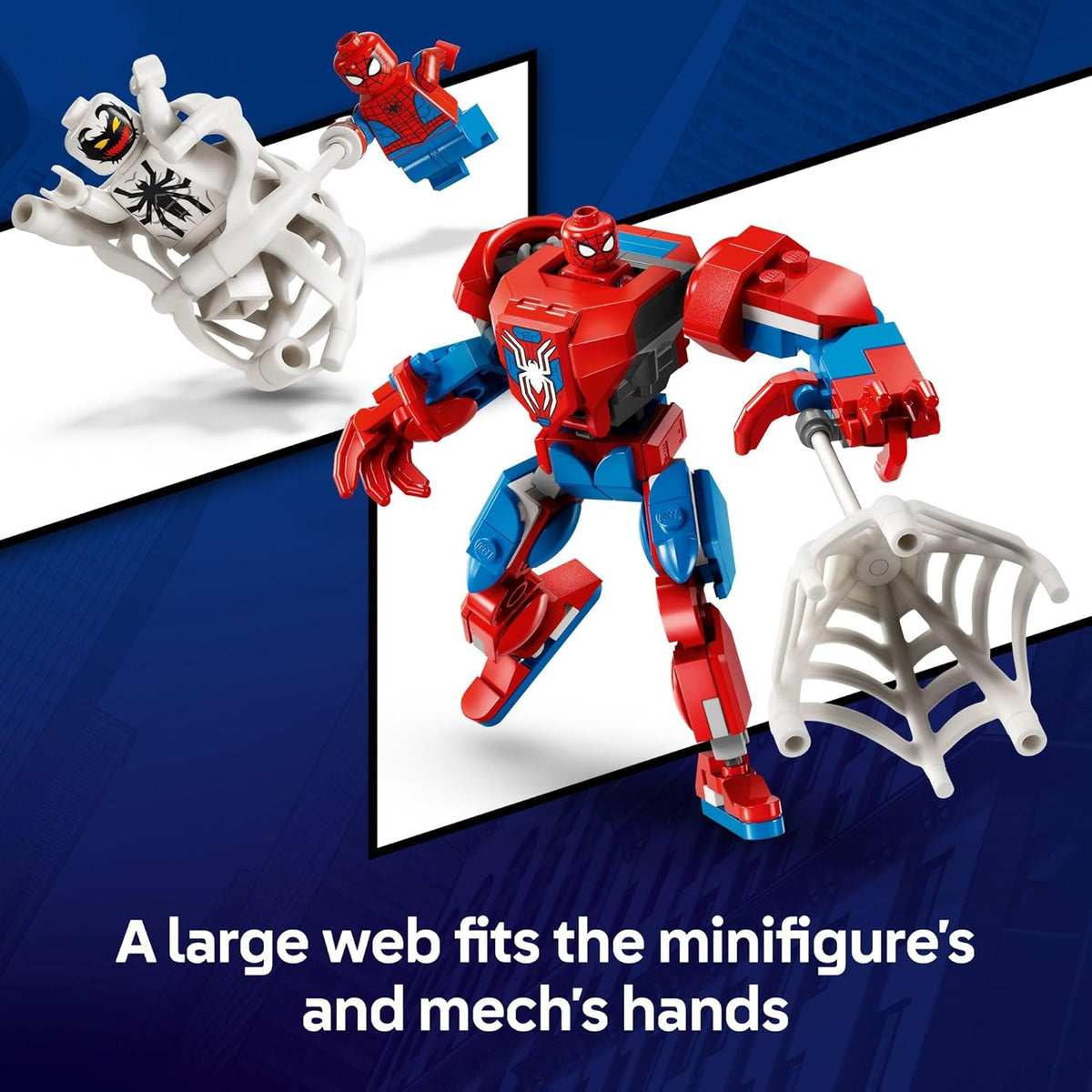 LEGO Marvel Spider-Man Mech vs. Anti-Venom Building Toy Set - Spider-Man Toy for Kids, Boys and Girls, Ages 6+ - Buildable Action Figure - Superhero
