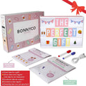 BONNYCO Pink Cinema Light Box with 400 Letters, Emojis, 2 Markers. Led Light Box Home Office and Room Decor, Cinema Led Sign Letters Board. Gifts