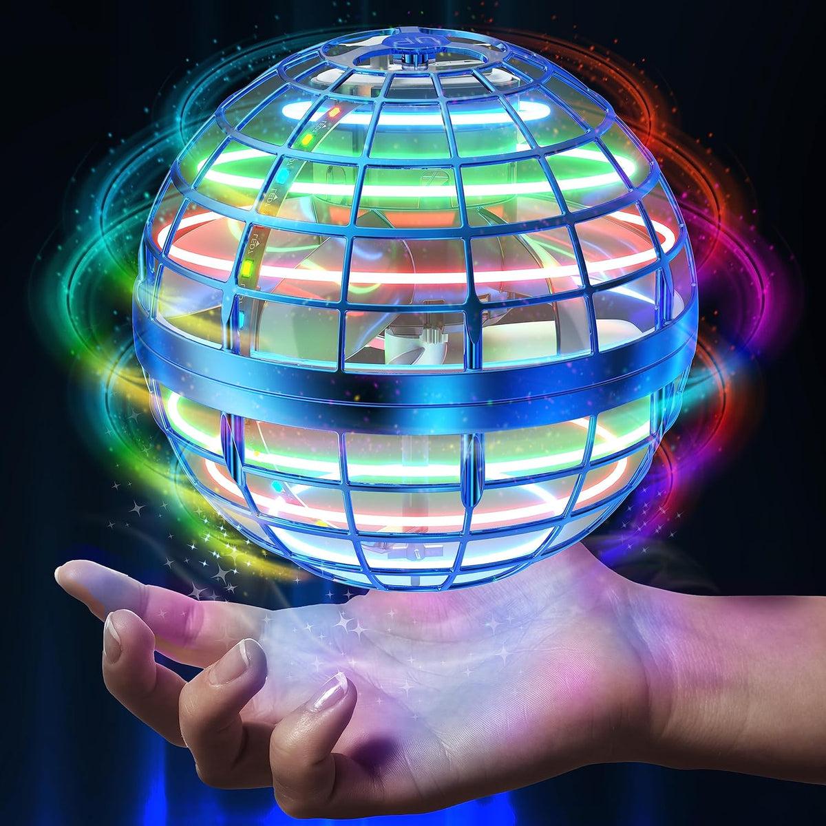 2025 Flying Orb Ball Toy,Cosmic Globe Boomerang Hover Ball Galactic Fidget Spinner, Hand Drone Orbit, Cool Toys Gift for 6 7 8 9 10+ Year Old Boys
