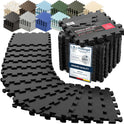 bemaxx Gym Mats Set - 18 pcs EVA Interlocking Foam Floor Tiles (12.6"x12.6"x0.4") 18sqft Protective Gym Flooring Sports Home Workout Exercise Mats