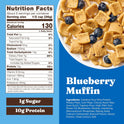 Catalina Crunch Protein Cereal - Breakfast Cereal with 10g of Protein, No Added Sugar - Gluten Free, Keto Friendly - Blueberry Muffin - 8 oz. Bag