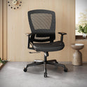 ELABEST Mesh Office Chair,Ergonomic Computer Desk Chair,Sturdy Task Chair- Adjustable Lumbar Support & Armrests,Tilt Function,Comfort Wide