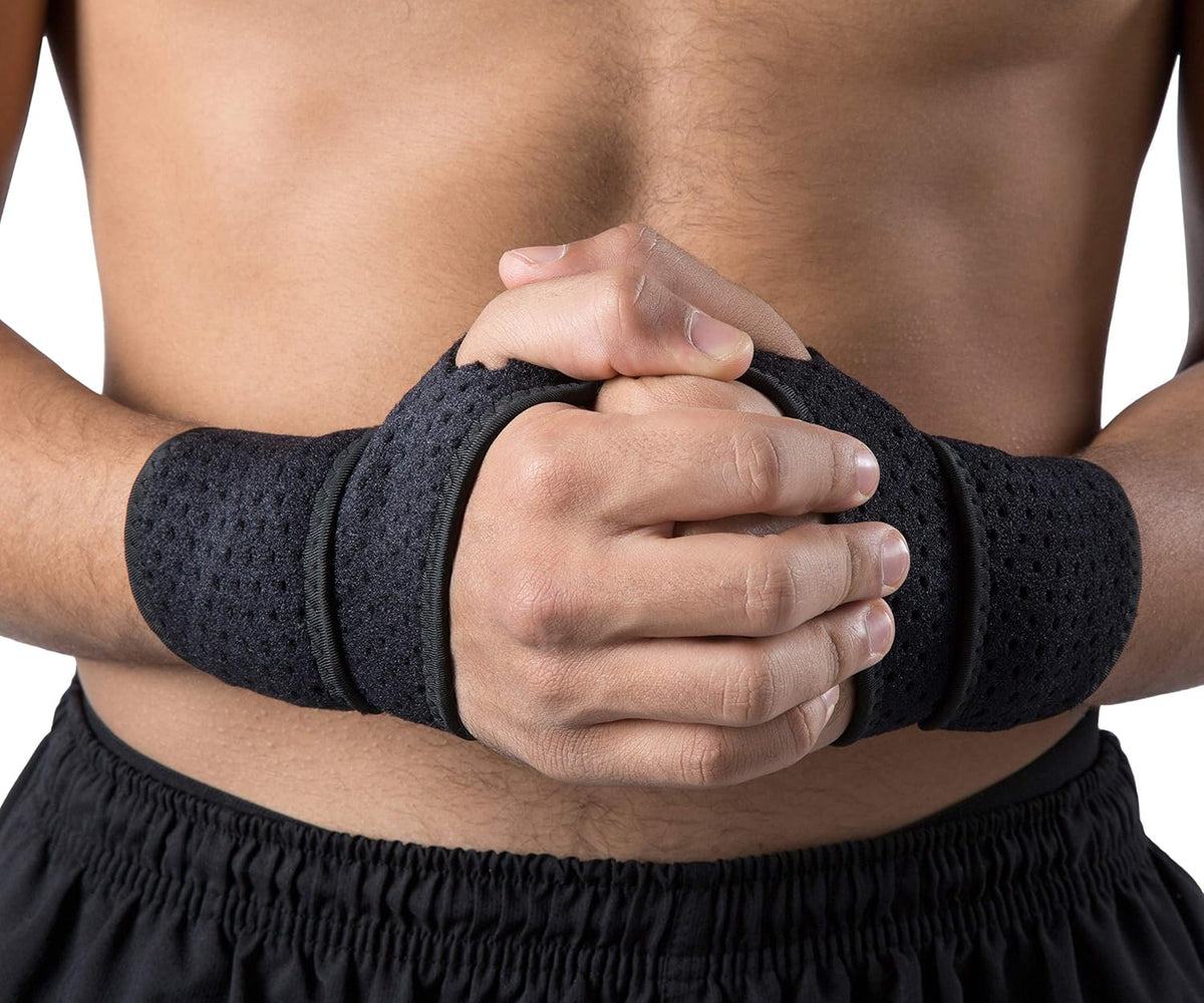 HiRui 2 Pack Wrist Compression Strap and Wrist Brace Sport Wrist Support for Fitness, Weightlifting, Tendonitis, Carpal Tunnel Arthritis, Pain