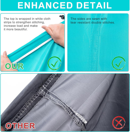 2 Pack XL Travel Laundry Bag, Machine Washable Dirty Clothes Organizer with Drawstring,Large Enough to Hold 4 Loads of Laundry, Easy Fit a Laundry