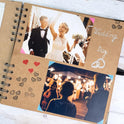 Bstorify Scrapbook Album 60 Pages (8 x 8 Inch) Brown Thick 200gsm Kraft Paper, Photo Album Scrapbook, Memory Book - Ideal for Your Scrapbooking