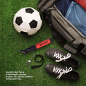 SPORTBIT Ball Pump for Sports Balls - Push & Pull Inflating System - Hand Pump for All Exercise Balls - Volleyball Pump, Basketball Inflator