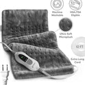 GENIANI XL Electric Heating Pad for Back Pain & Cramps Relief, Electric Throw, Birthday Christmas Gifts for Women, Men Auto Shut Off, Machine