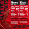 Jack Link's Beef Jerky Variety Pack - Original and Teriyaki - (9 Pack) 1.25 oz Bag - Ready to Eat Protein Snacks - 13g Protein per Serving - Made