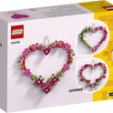 LEGO Heart Ornament Building Toy Set - Fun Arts and Crafts Idea for Girls and Boys, Ages 9+ - Gift for Kids - Display on The Wall as Home Decoration