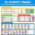 Preschool Learning Activities - Tracing Books for Kids Ages 3-5 - Toddler Handwriting Practice - Letter Tracing for Kids Preschool Kindergarten 3-4