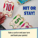 USAOPOLY Flip 7, The Ultimate Blend of Press Your Luck & Strategy, Fast-Paced Addictive Card Game,Quick to Learn & Easy to Teach,Perfect for Game
