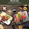 SNOWCLAD Stainless Steel Cutting Board,Double Sided Steel Cutting Boards for kitchen,Stainless Steel/Wheat straw pp Large Board for meat,non toxic