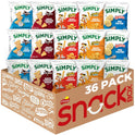 Simply Snacks Variety Pack, 0.875 Oz, 36 Count, Packaging May Vary