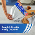 Reynolds Wrap Heavy Duty Aluminum Foil Roll, Thick Heavy Duty Foil for Added Strength and Durability, Secure Easy Open and Close Tab, 12 Inches Wide