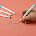 Mr. Pen- Fabric Markers for Sewing, 5 Pack, Blue, Erasable, Water Soluble Fabric Marker, Fabric Pens for Sewing Erasable, Washable Fabric Marker